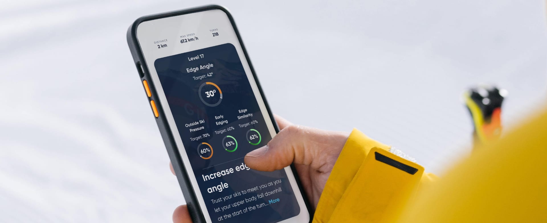 Real-time skiing analysis and audio coaching