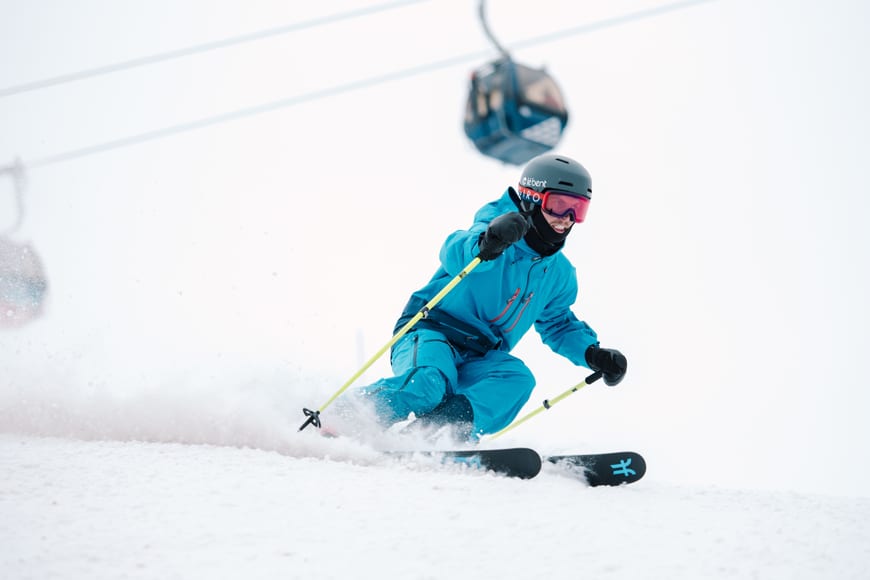 Real-time skiing analysis and audio coaching